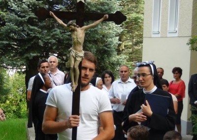Feierliches Fest am 15. August 2014 (Maria Himmelfahrt) in Graz - Schwester Marija Darojkovic legt die Ewigen Gelübde ab.