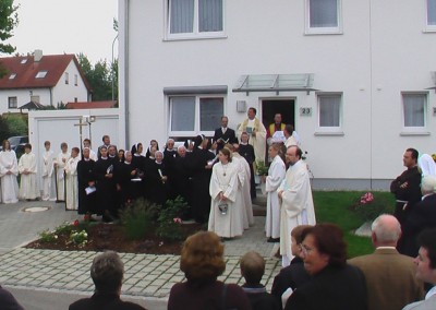 Schwestern Dienerinnen Christi bei der Einweihungsfeier des Klosters St. Joseph im Jahr 2006